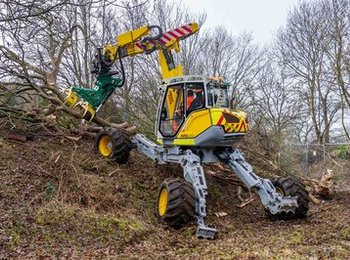 Menzi Muck walking excavator 