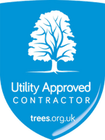 Arboricultural Association Utility Approved Contractor scheme blue shield logo accreditation