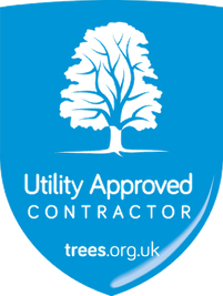 Arboricultural Association Utility Approved Contractor scheme blue shield logo accreditation